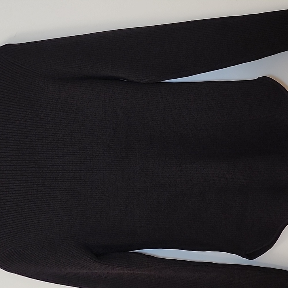 Ganni ribbed knit sweater featuring decorative crystal buttons Sz Large - Picture 15 of 16